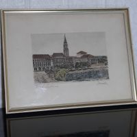 Gemälde des Rathauses von Kiel