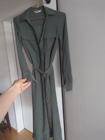 Elegantes Hemdblusenkleid Gr. 34/kleiner Defekt