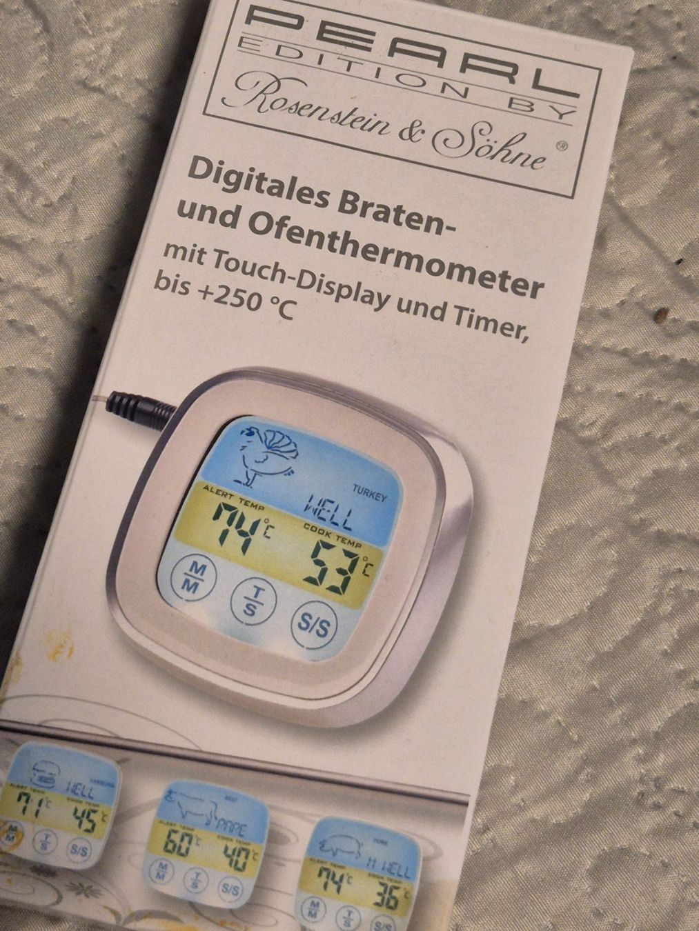 Appareils de cuisine: Digitales Braten Thermometer Rosenstein & Söhne mit Timer... – Neuf avec emballage d'origine à Fraubrunnen par schlafenKuh 2