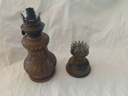 Lot de 2 lampes à pétrole pour bricoleur