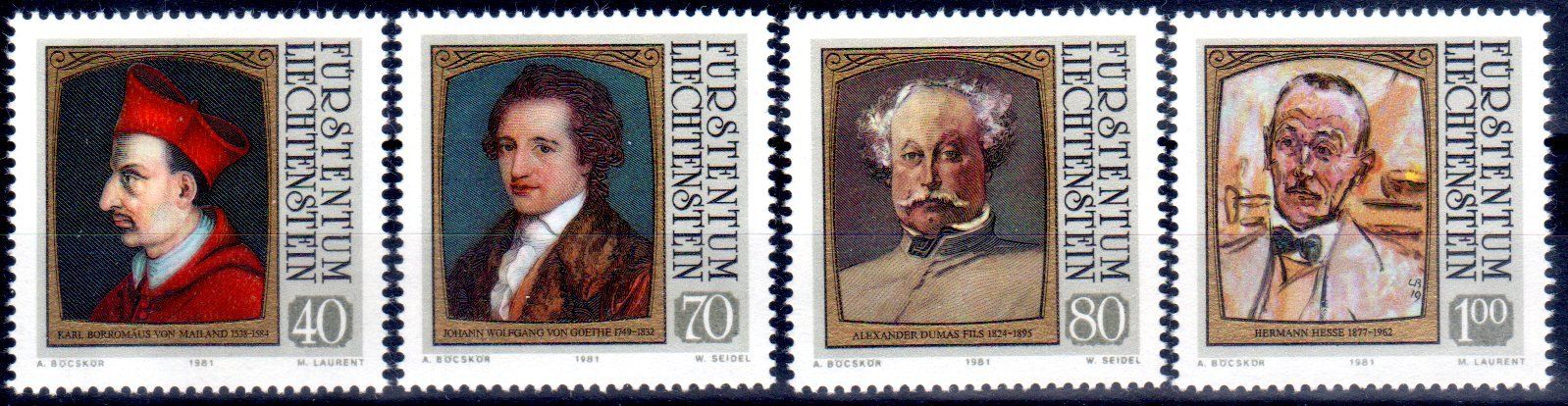 Tutti i francobolli: 1981 GEMÄLDE BERÜHMTER GÄSTE ** POSTFRISCH ** - BB27 – Nuovo (secondo la descrizione) da Losone venduto da EM2019