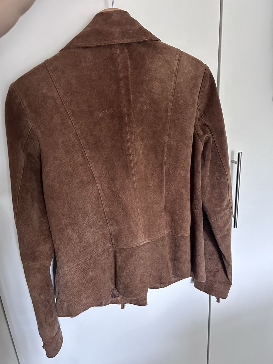 Giacche: Esmara Lederjacke Wildleder braun – Usato da Kleinandelfingen venduto da Doratschikov 1