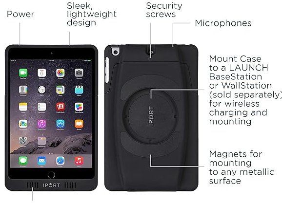 Supporti a parete: iPort Launch Case für iPad 10.2" weiss – Usato da Rothenburg venduto da BildundTon 2