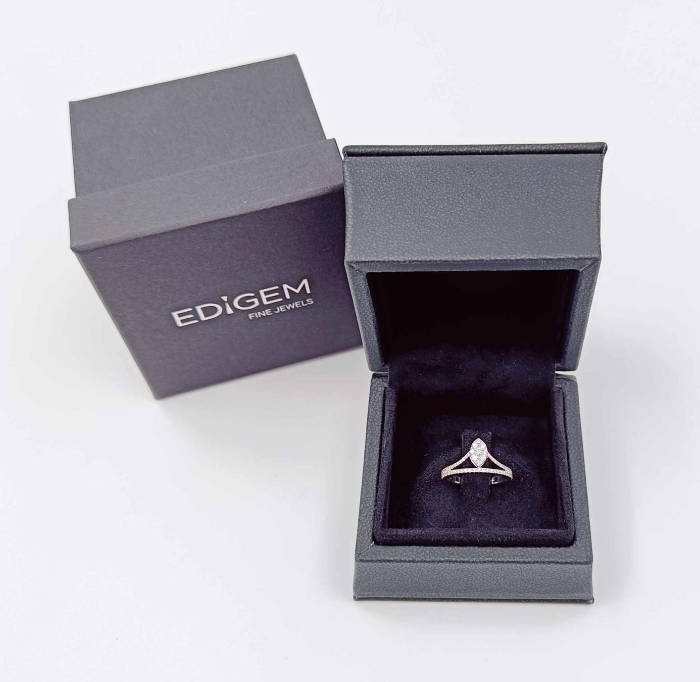 Anelli: DIAMANTRING IN 750 WEISSGOLD – Usato da Luzern venduto da EdiGem 1