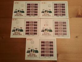 CH-Briefmarken 100 Jahre Gotthard Bahn sehr interessant