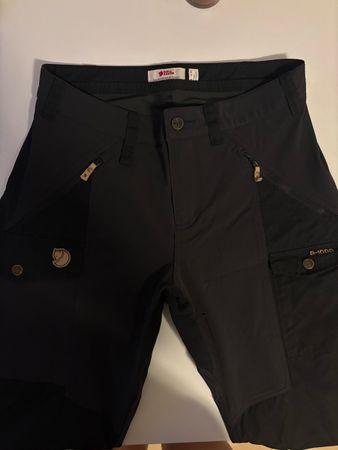 Fjällräven NEW Trousers Women's 38 Black Regular Fit