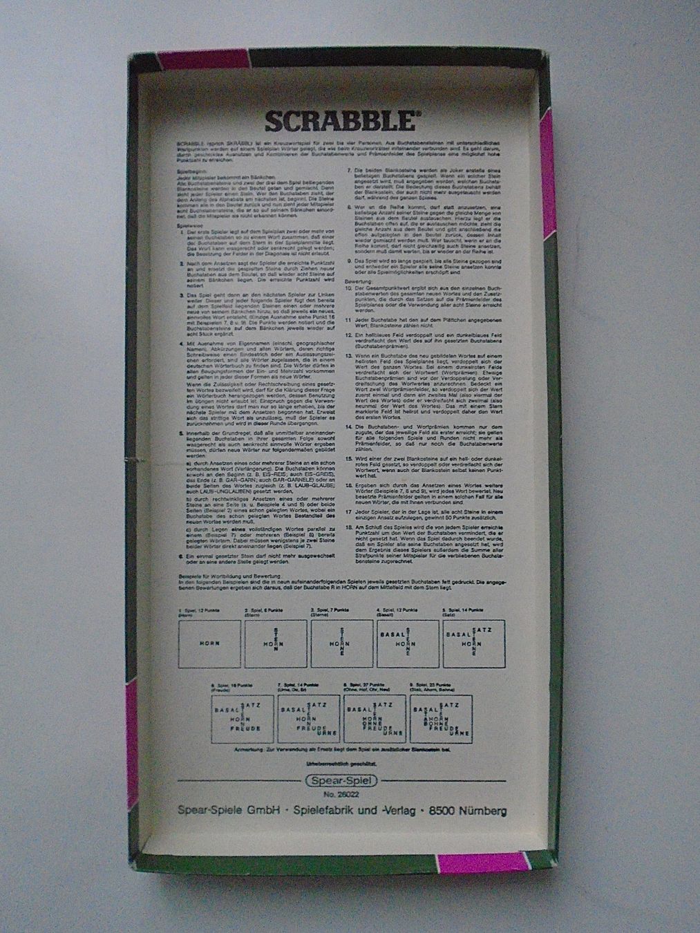 Spiele: SCRABBLE - Spear Spiel / komplett – Gebraucht aus Pfeffingen von Elfenstein 3