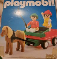 Vintage playmobil Nr 3583 1985 pferd mit Kutsche