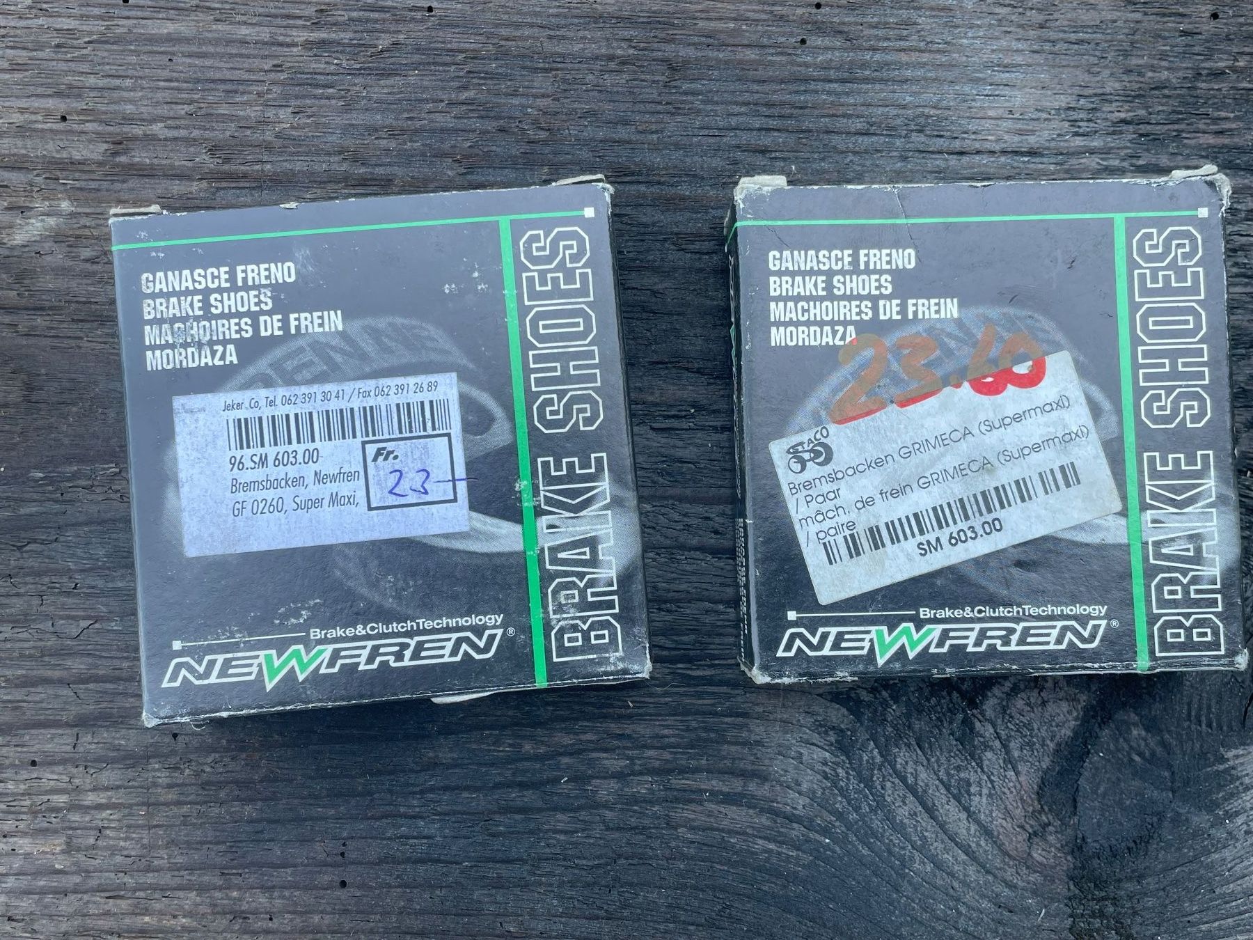 Puch Mofas: Mâchoires frein Puch. – Neu und originalverpackt aus Leytron von ACLEONARD01