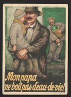 CP : Publicité Campagne Anti-Alcool (1934)