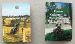2 Pins aus Australien: Koalabär und Känguru