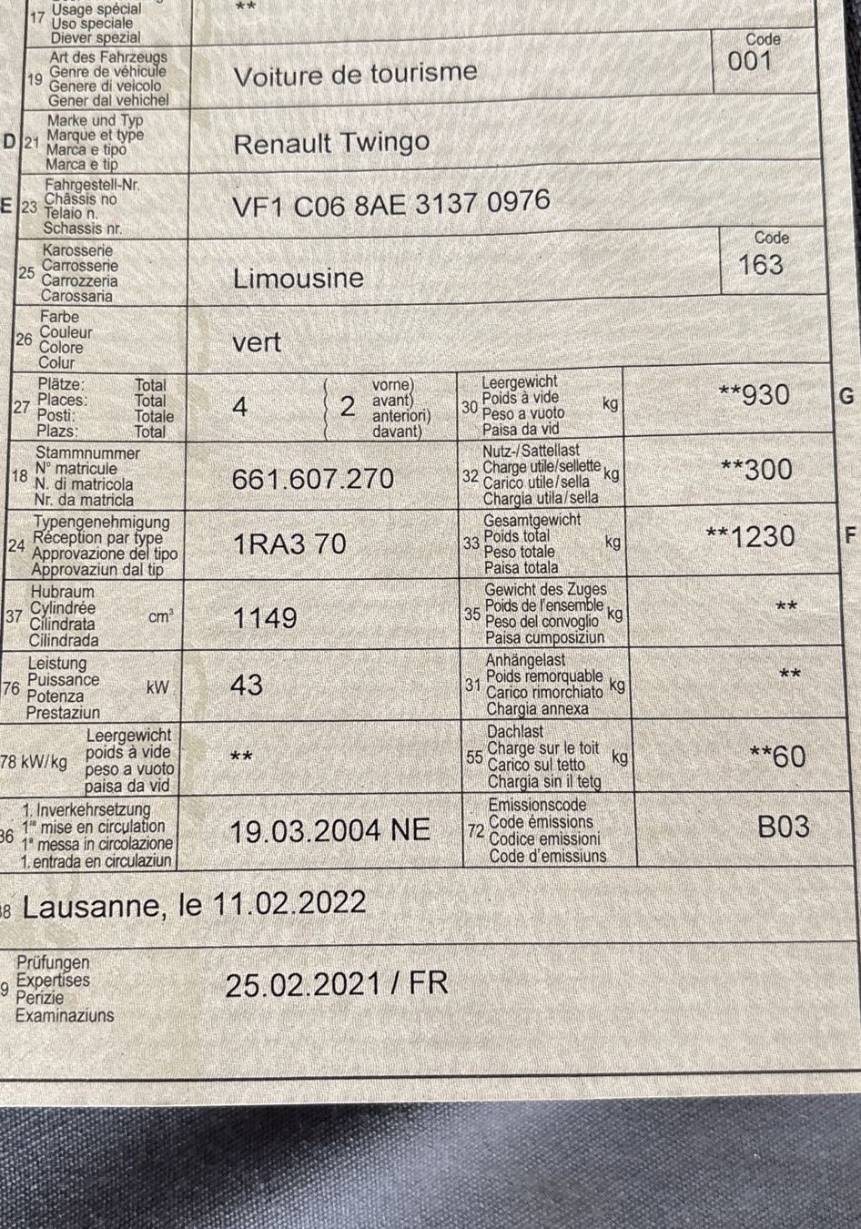 Renault Autos: Twingo dans l’état – D'occasion à Pizy par dom13 4