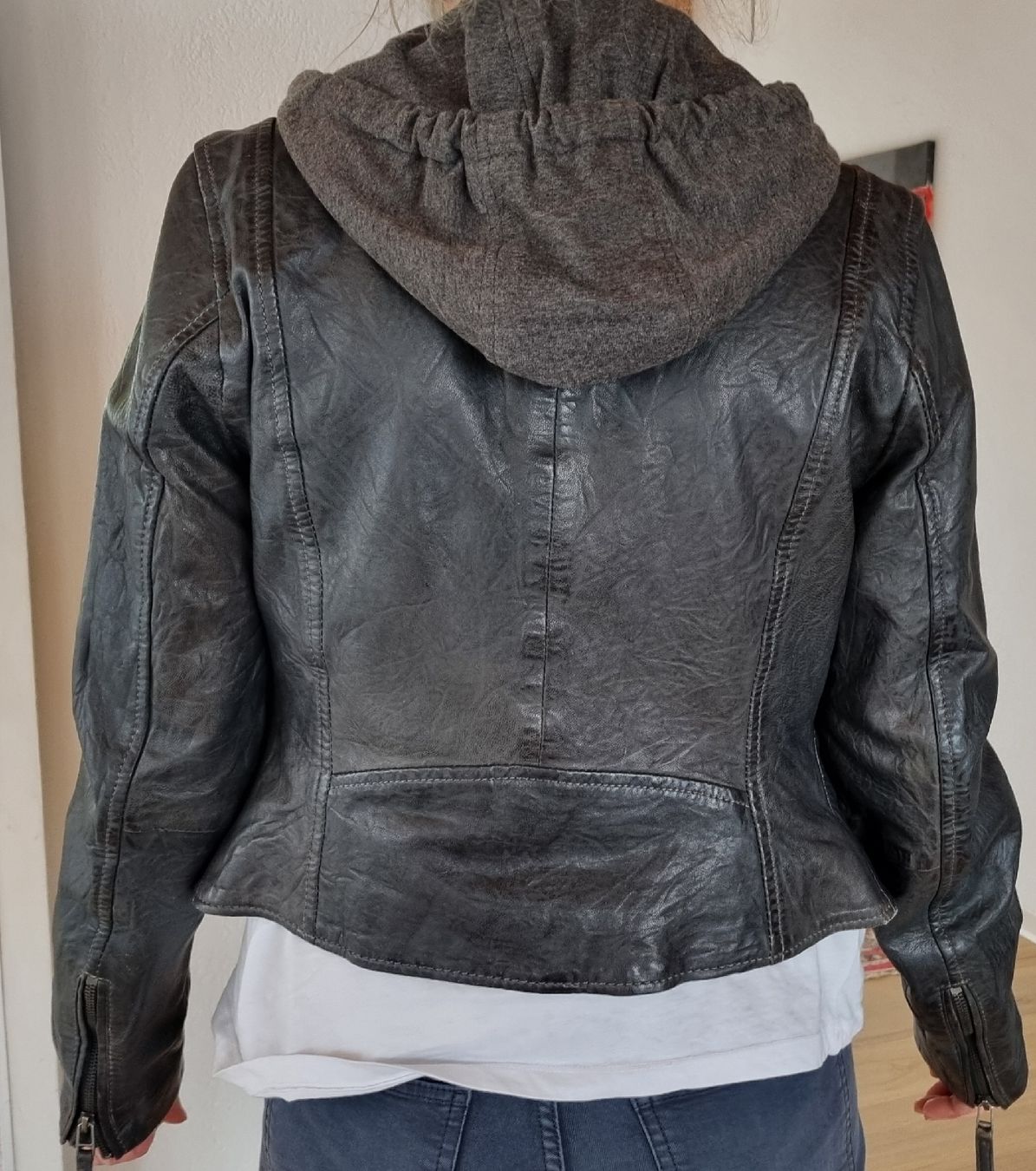 Giacche: Designer Leder-Jacke Grösse XS anthrazit – Nuovo (secondo la descrizione) da Heiden venduto da jaguar85 1