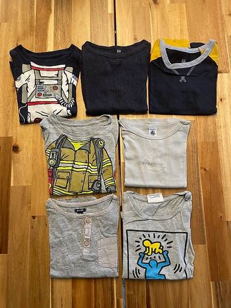 Lot de 7 tee-shirts manches longues - taille 104cm