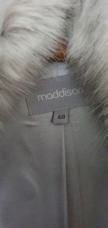 ab Fr. 1.- Maddison Mantel Kunstfell Gr. 40 grau
