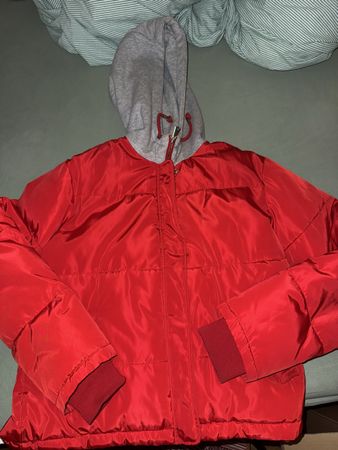 Tally Weijl Winter Jacke, Rot, Gr. M, Kapuze, Top Zustand!