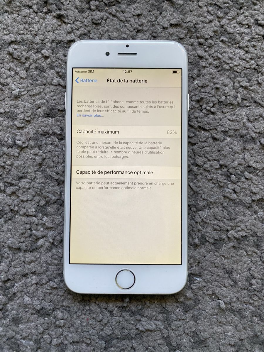 Apple Telefoni cellulari / Smartphones: iPhone 6 64GB 82% Argent -N.20 – Usato da Genève venduto da eth_6qs6 3
