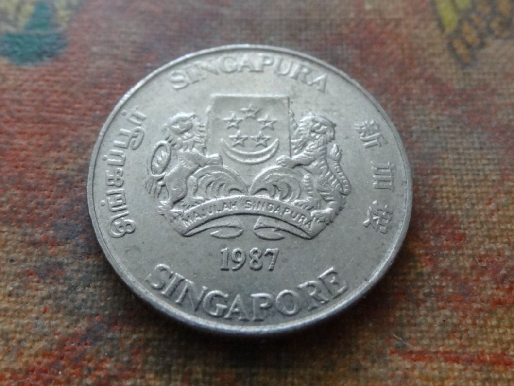 Tutti le monete: SINGAPOUR  20  Cents  1987 – Usato da Romanel-sur-Lausanne venduto da Swift13 1
