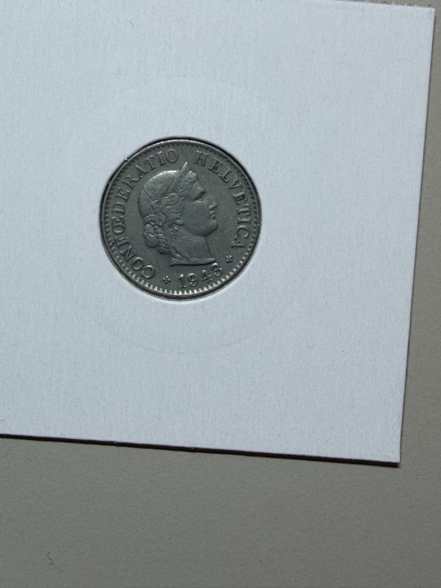 Tutti le monete: CH - 5 cts - 1943 – Usato da Payerne venduto da Mike1682 1