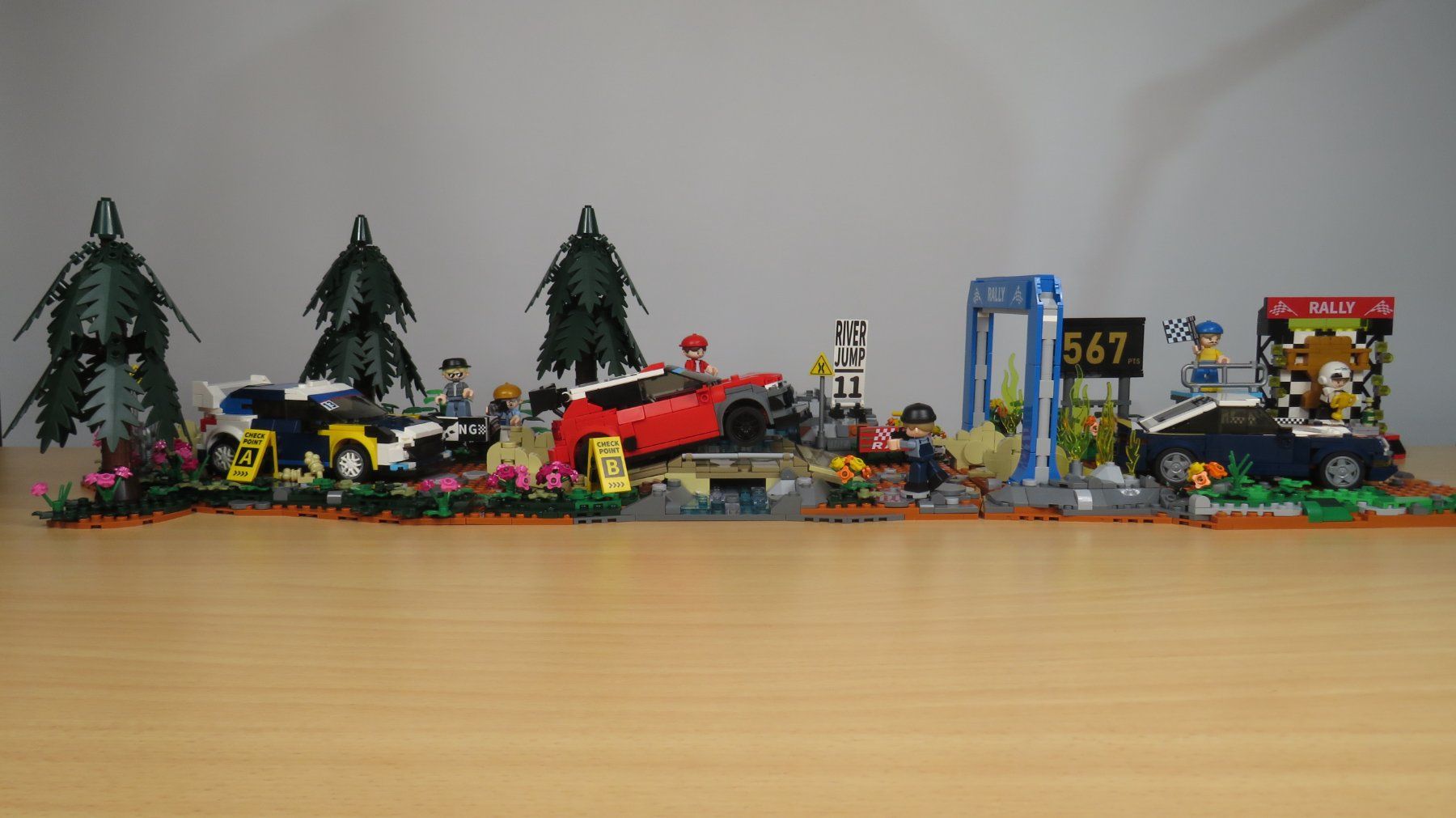 Kit di costruzioni: IAMBRICKS- 3 Sets- Rallye-Szenario - Klemmbausteinsets – Nuovo (secondo la descrizione) da Arboldswil venduto da Lubber 9