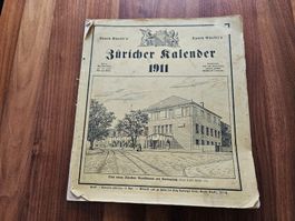 Zürcher Kalender 1911 - Antiker Schatz für Sammler! Selten
