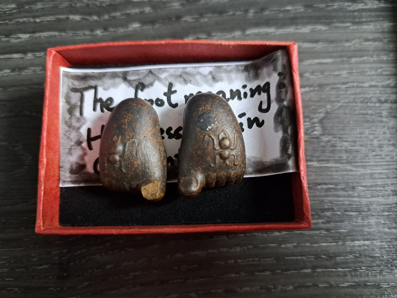 Alle Dekorationen: Pieds de Buddha - talisman chinois – Gebraucht aus La Roche FR von seashellfan