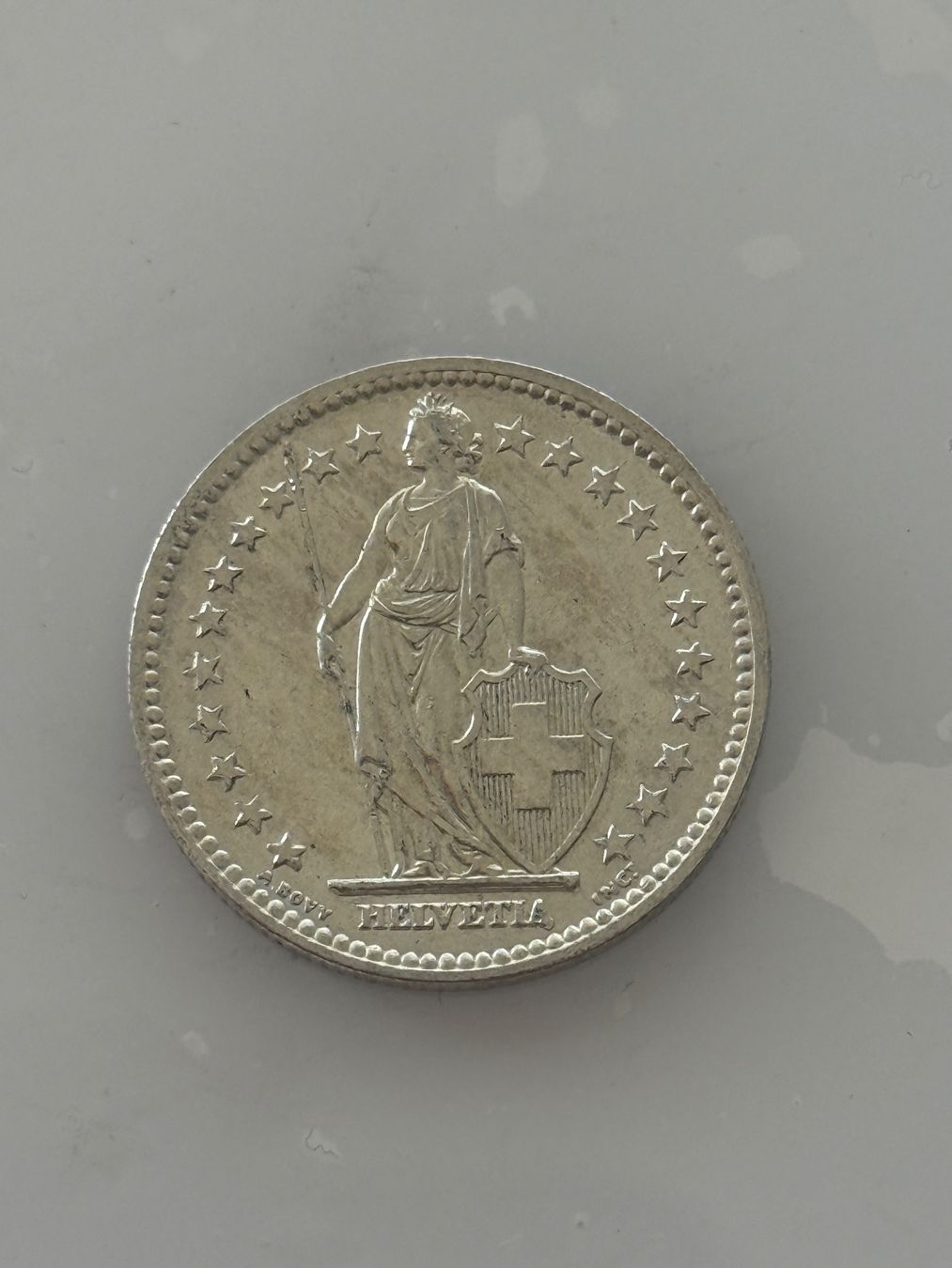 Alle Münzen: 2 Franken 1945  vorzüglich – Neu (gemäss Beschreibung) aus Wallisellen von SWISS_SILVER1