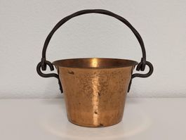 STÖCKLI Dekor Kupfer Kessel, vintage