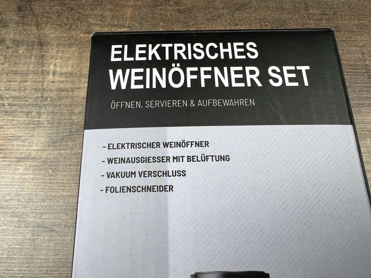 Elettrodomestici da cucina: Elektrisches Weinöffner Set Neu – Nuovo (secondo la descrizione) da Hallau venduto da R.R.91 1