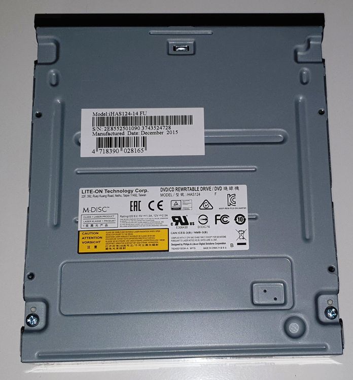 Lite-On IHAS124 Internal Drive; DVD/CD Brenner | Kaufen Auf Ricardo