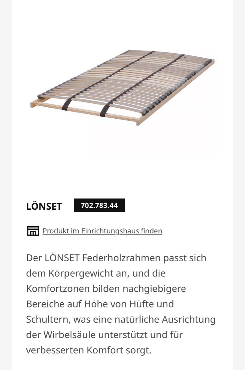 Ikea Lattenroste: 2 Lattenrost IKEA – Neu und originalverpackt aus Zürich von benebiene 1