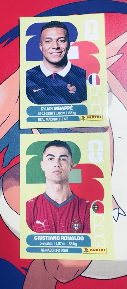 Sticker: Fussball Stickers: Mbappé, Ronaldo, Panini – Nuovo (secondo la descrizione) da Emmenbrücke venduto da Poke-Gengar