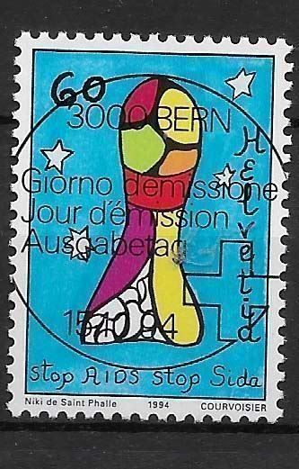 Tous les timbres: V0870 - Stop sida vollstempel – D'occasion à Trélex par Phil_Albert