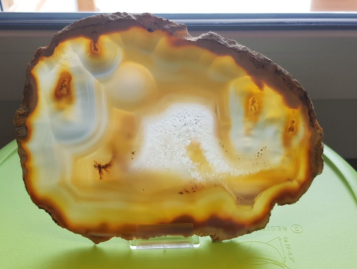 Mineralien & Heilsteine: Achatscheibe gross  Nr 4 – Neu (gemäss Beschreibung) aus Schwanden-Brienz von Testudo06 2