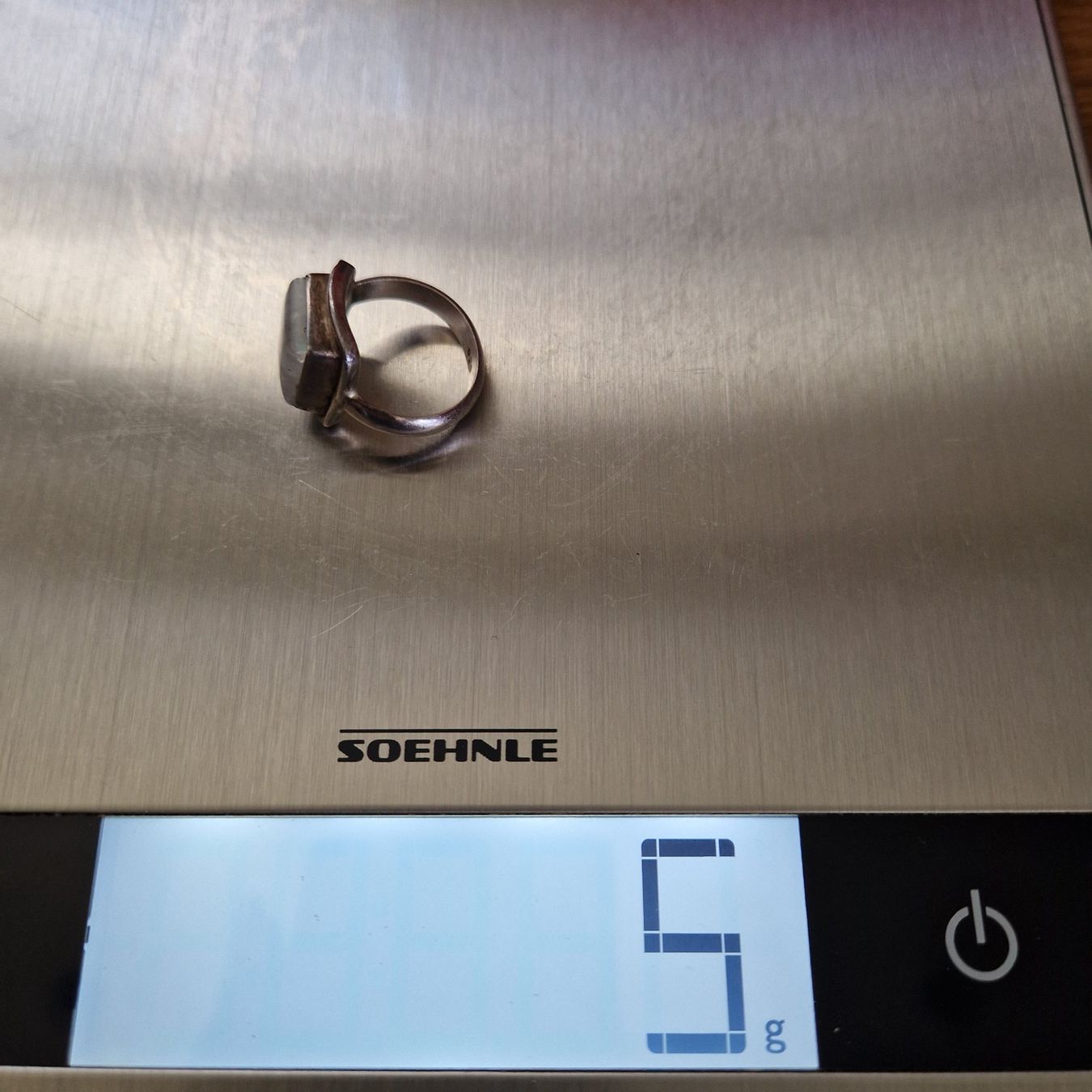 Ringe: 925 Silberring mit Mondstein, vintage, ca.53 – Gebraucht aus Gränichen von sunchi07 2