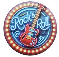 ROCK & ROLL GUITAR  - Blechschild  (neu/OVP)