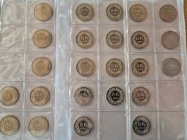 24x2 Franken Serie 1990 - 2014 (ohne 06) - Nominal Fr. 48.-!