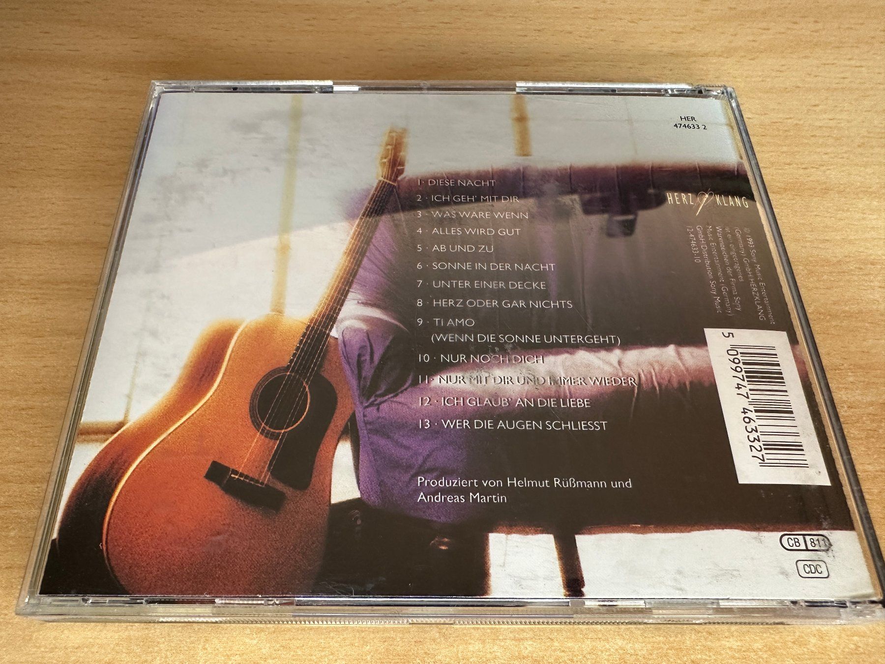 CD: U9 Andreas Martin – Herz Oder Gar Nichts – Usato da Rikon im Tösstal venduto da Alpenmutz 1