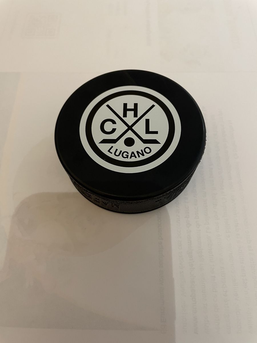 Palloni: Puck Hc Lugano Burger King – Nuovo e nell'imballaggio originale da St-Maurice venduto da bretagne01