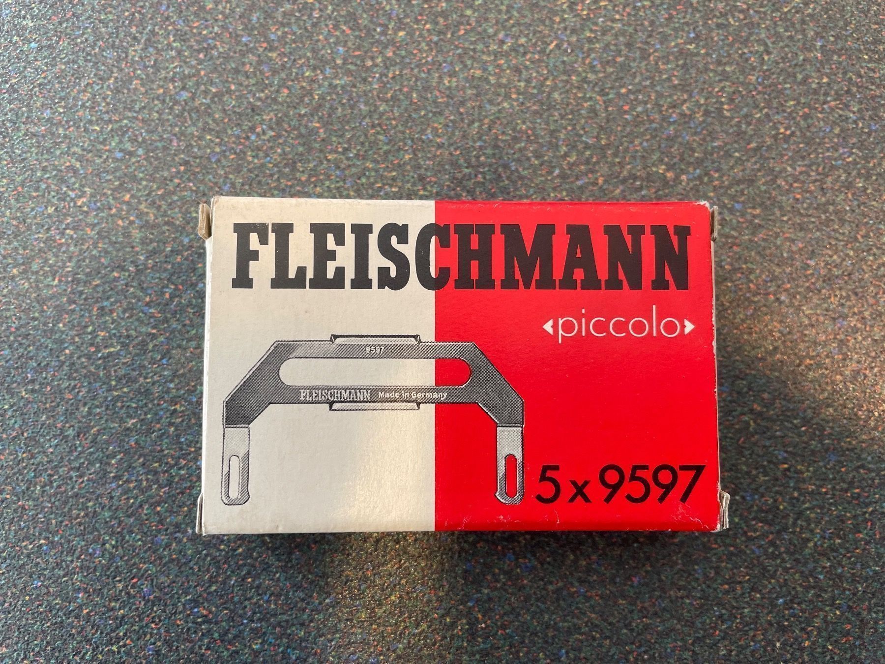 Fleischmann Modelleisenbahnen: 5x Fleischmann 9597 - Befestigungsplatte - Spur N - NEU – Gebraucht aus Chiasso von Carrara-Modellismo 1