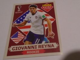 1 Panini WM 2022 Extra Sticker Giovanni Reyna Rookie ⚽
