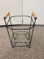 Gusseisen Ständer mit Holzgriffen