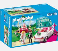 Playmobil 6871 Brautpaar Hochzeit Auto Gartenparty Torte LV