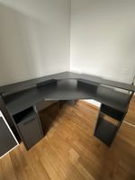 Top Eck-Pult / Schreibtisch in Anthrazit