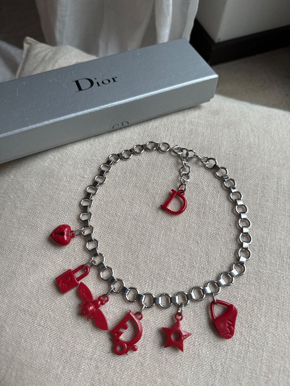 Dior Ketten: Christian Dior Choker mit Anhängern – Neu (gemäss Beschreibung) aus Brütten von Rod816 1