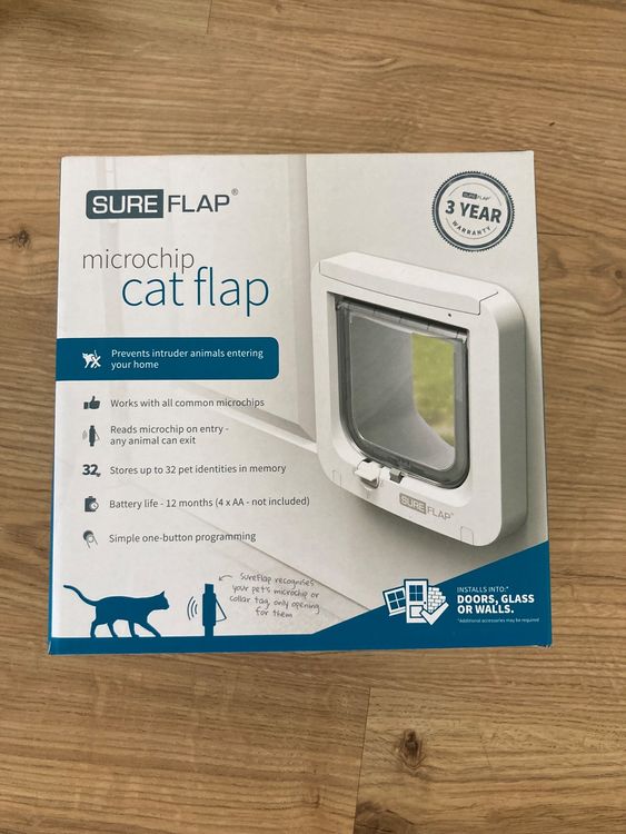 SureFlap Katzenklappe mit Chip | Kaufen auf Ricardo