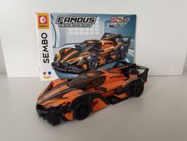 Sembo Klemmbaustein Set Sportwagen 1:24