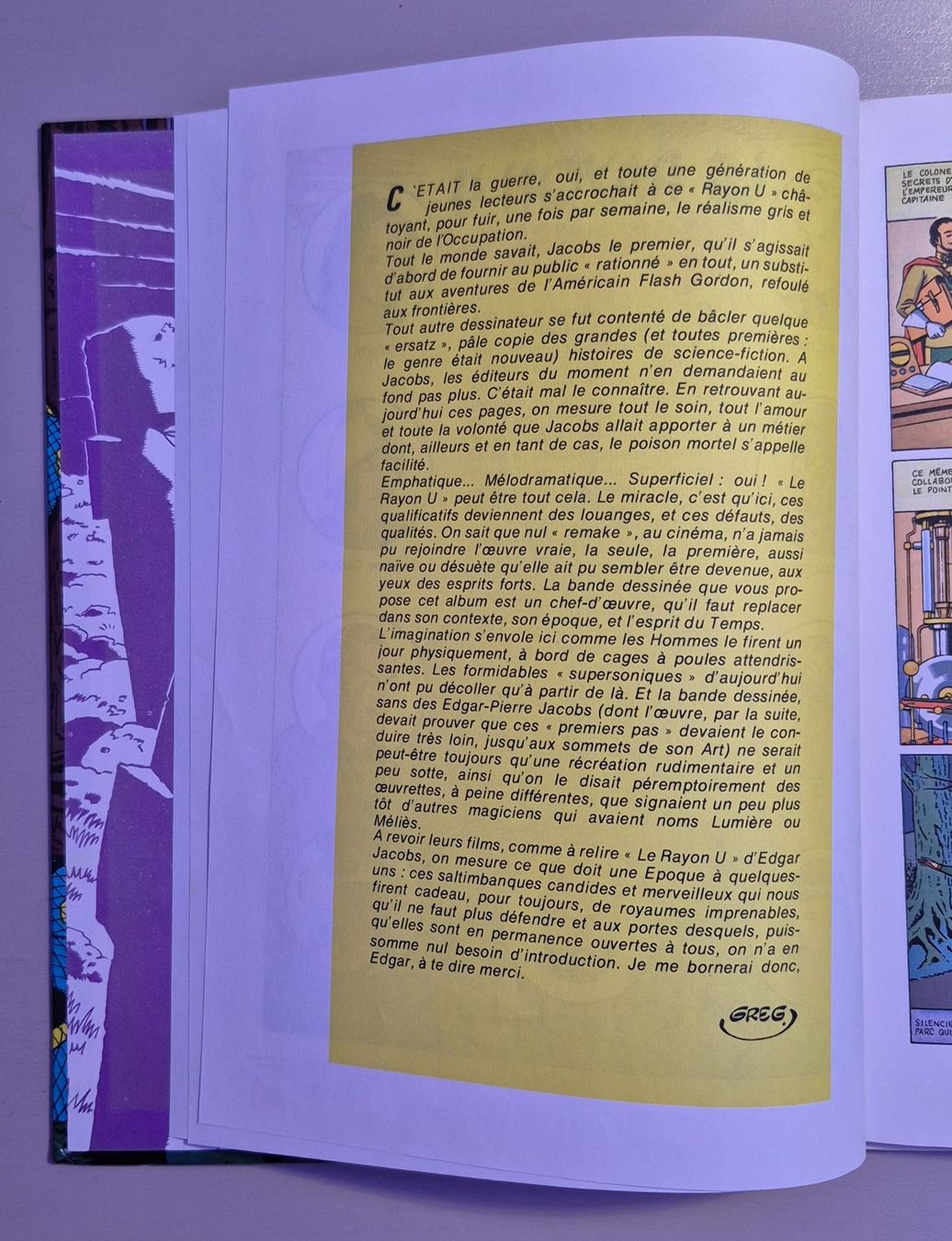 Fumetti: LE RAYON "U" - EDGAR P. JACOBS – Usato da Grand-Lancy venduto da loi_599y 4
