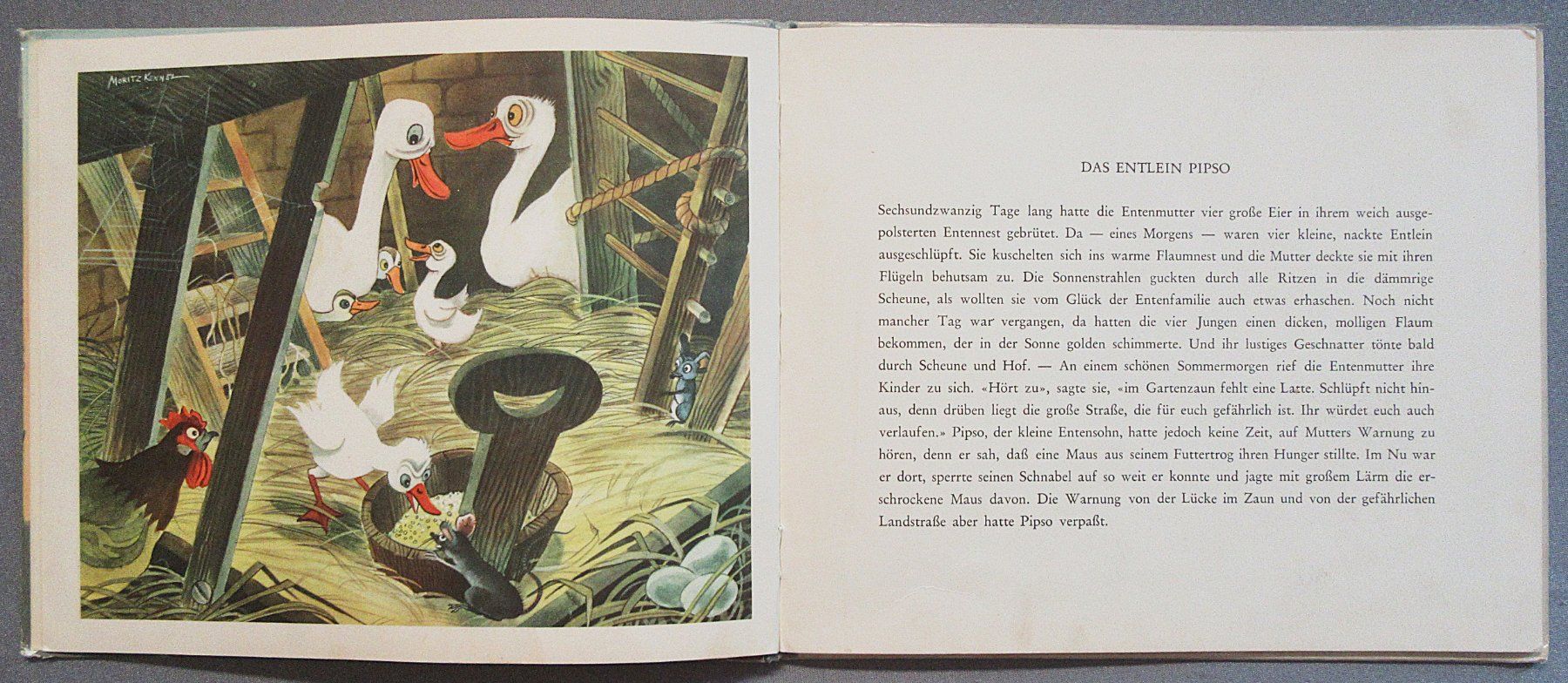 Libri: Das Entlein Pipso - Bilder von Moritz Kennel – Usato da Auenstein venduto da Padabimbim 2
