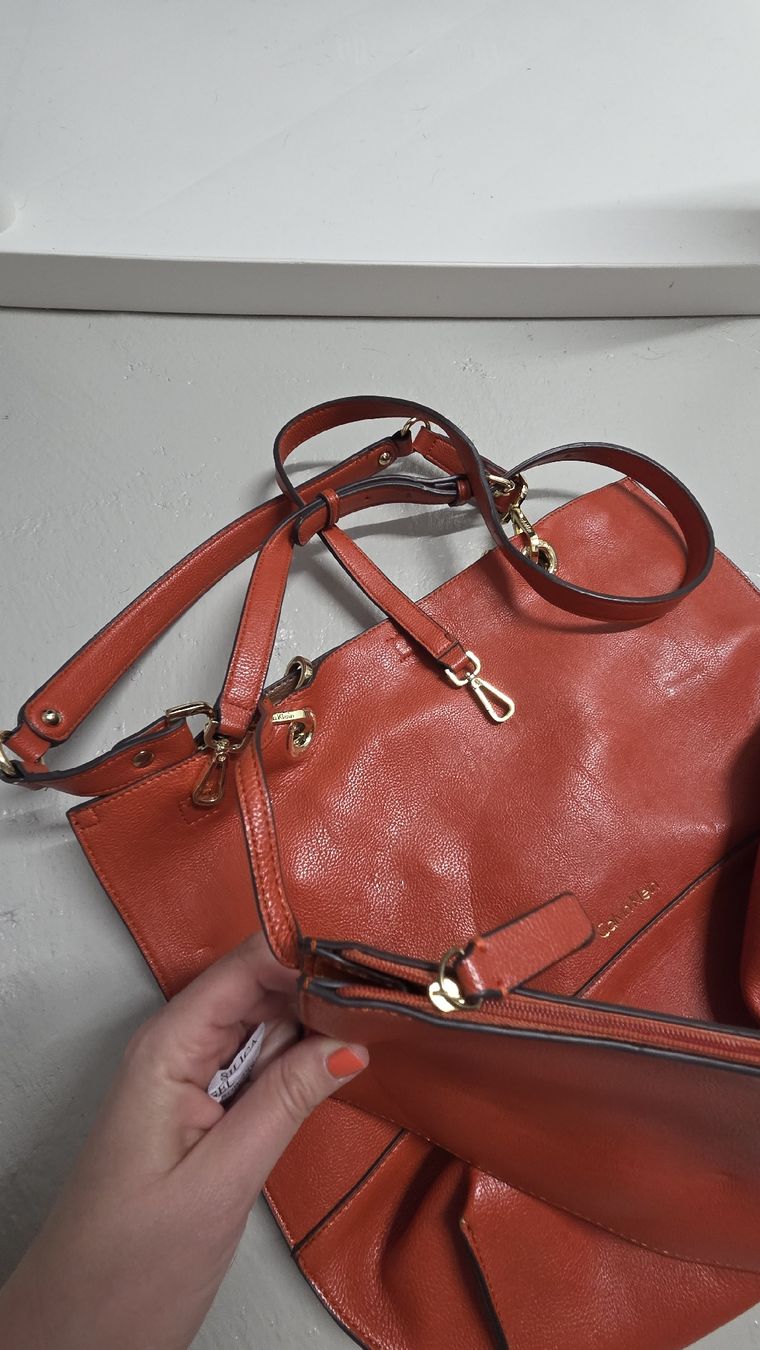 Calvin Klein Borse da donna: Calvin Klein Shopper orange – Usato da Berikon venduto da alko93 3